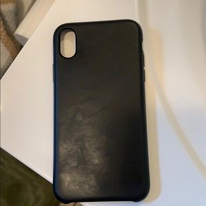 iPhone XR mate black phone case